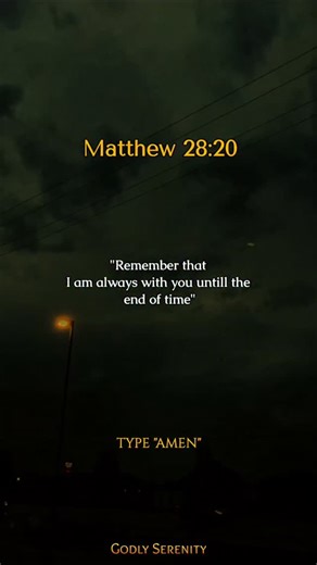 1.7K reactions · 99 shares | Matthew 28:20 | Godly Serenity | Facebook