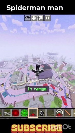 Minecraft Spider-Man Insane Mod is UNSTOPPABLE! 🕷️😱 #gaming #shortsfeed#spiderman