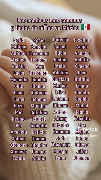 Los nombres más comunes de niñas en México: Guía 2024