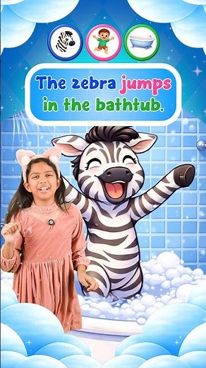 Learn English the Fun Way 😃 Simple Phrases | Who does what and where? | Adi Connection #shorts