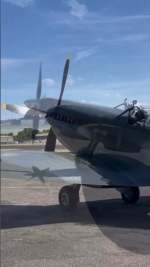All you need is the roar of a Merlin engine! (🎥 Ig/ that.spitfire.bird)