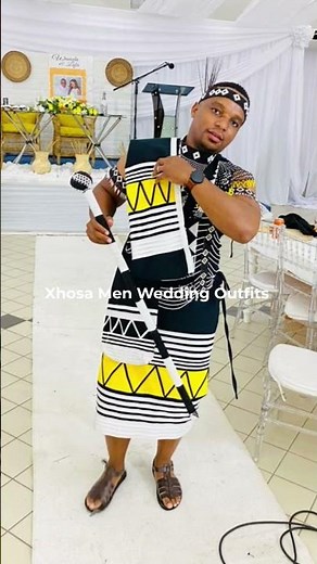 Best Modern Xhosa Men Traditional Wedding Outfits|South African Cultural Styles #shweshwe #makoti