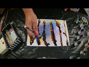 #54💥Alcohol Ink Fluid Painting💖 NEU!!! Octopus Fluids 💖 Reworked a Disaster😂🤪🤭