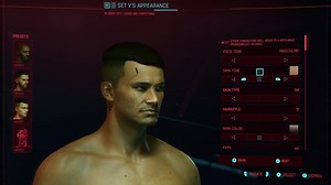 8 Minutes of Cyberpunk 2077 Character Creator Gameplay
