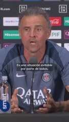Luis Enrique tras su enfrentamiento con João Pedro