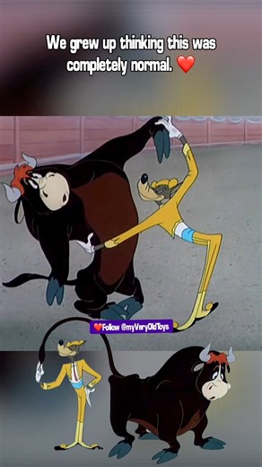 🇨🇦🇺🇸 In Señor Droopy (1949), everything starts as a bullfight… and somehow turns into dancing, magic tricks, and cartoon chaos 🤣🐂 That’s the brilliance of Droopy — while everyone else panics, he just stands there calm and lets the madness unfold. This was peak old-school animation: exaggeration, timing, and physics that only worked because it was funny. Do you remember the first Droopy short you ever watched? 👇 #nostalgia #classiccartoons #droopy #comedy #80s | My Very Old Toys