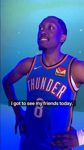 When OKC's big three shot their ​⁠‪@NBAonNBC‬ tip-off commercial 😄