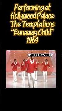 Performing at the Hollywood Palace, The Temptations, “Runaway Child” 1969