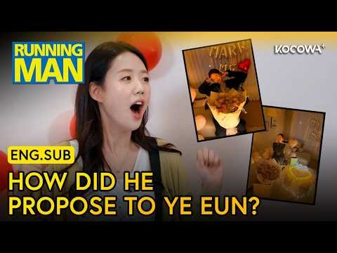 Ye Eun Can’t Stop Smiling While Sharing the Proposal That Made Her Cry | Running Man EP820 | KOCOWA+