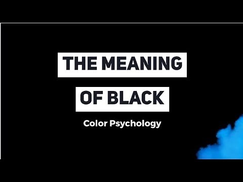 Color Psychology: The Meaning of Black