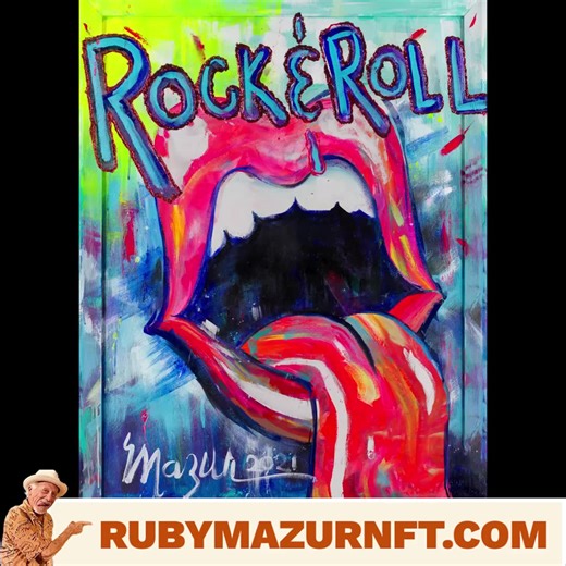 Help fight cancer with Ruby Mazur by participating in his NFT Auction, live now! www.rubymazurnft.com #rubymazur #rollingstones #art #artauction #fukcancer | Ruby Mazur | Facebook