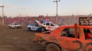 It’s demo derby night at the Monroe County Fair in Waterloo, Illinois | Republic-Times