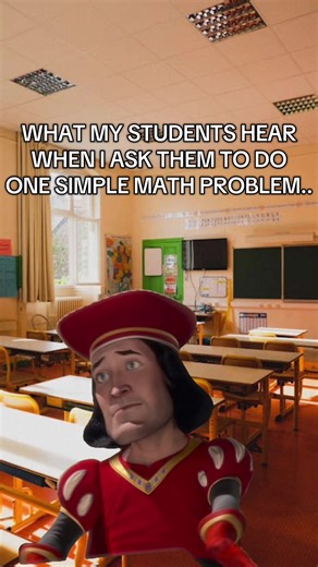 As a math teacher this is how my students react on the daily… are your kids as dramatic as mine? #teachertok #teachermemes #classroomhumor #Meme #teachersoftiktok