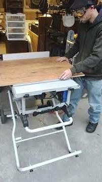 first video showing our kobalt table saw in action