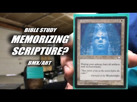 Day 731 Memorizing Scripture? Bible Study (Bike/Art Full Stream)