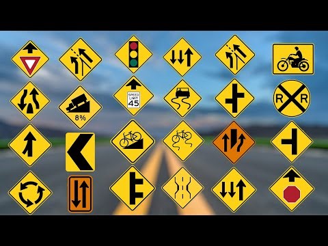 Top 60 Must Know Road Signs For DMV Driving Test 2026