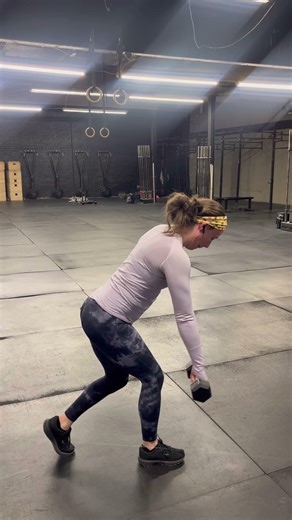 Bent over DB shoulder extension