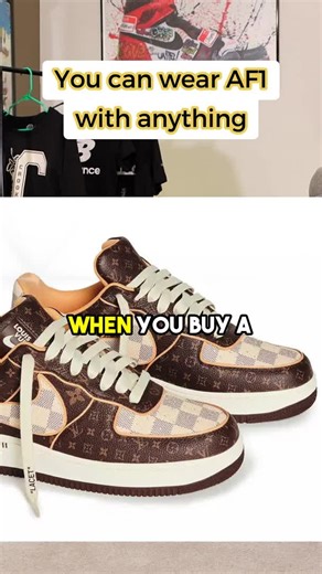 "Air Force Ones: the ultimate versatile shoe that can save any outfit....