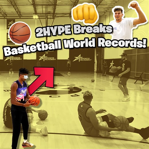 Can We Beat The Basketball World Records?! | 2HYPE
