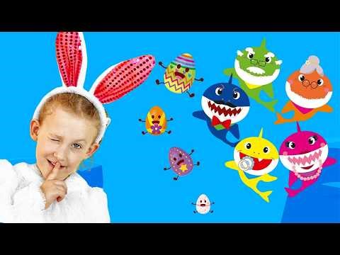 Easter Fun with Baby Shark 🐰🦈 | Kids Songs Compilation 🎶 | Dance Along | Anuta Kids Channel