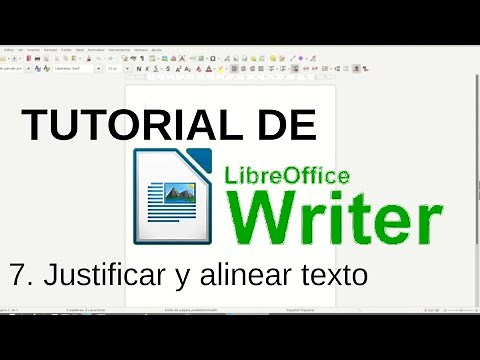 7. Justifying and aligning text. LibreOffice Writer tutorial