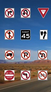 Learn Road Signs 🚖🚧 ~ #driverslicense #highwaysigns #facts #drivingschool #trafficsigns #education #usa #fbreels #challenge #quiz #dmvtest #drivereducation #roadsigns #roadsafety #drivingtest #learntodrive #dmvtiktok #knowledge #drivingtips #drivinglessons #trafficrules | DrBerry Reels