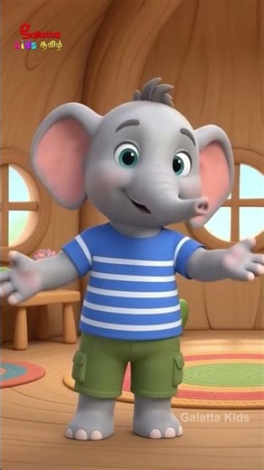 குட்டி யானையும் அம்மா யானையும் 🐘❤️ | Tamil Kids Song | Nursery Rhymes