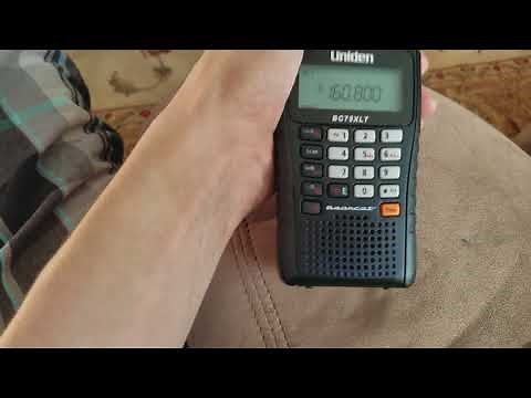 My programmed railroad frequencies on the Uniden Bearcat BC75XLT