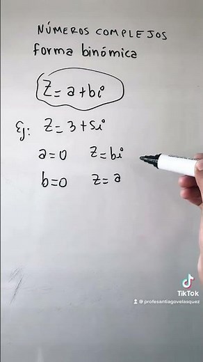 6.COMPLEX NUMBERS BINOMIC FORM OF EXPRESSING A COMPLEX NUMBERS