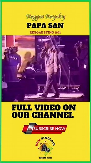 Witness Legendary Papa San's Electrifying Reggae Sting Performance [Jamaica 1991] #Music #Shorts