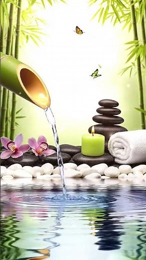 Soothing Spa Music - Flowing Water Sounds, Soft Piano, Meditation & Calm Mind
