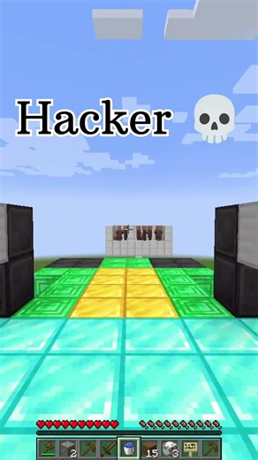 minecraft noob vs hacker 💀