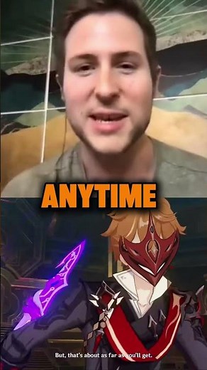 Griffin Burns on doing the Childe fight scene from Genshin Impact #genshinimpact #voiceactor