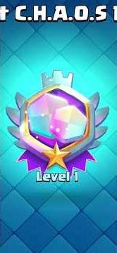 The ultimate, the most time consuming and the most unpredictable. #clashroyale #chaosmode #badge