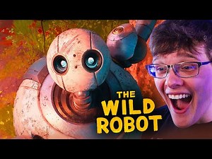 THE WILD ROBOT Official Trailer REACTION! (FREAKING FANTASTIC!)