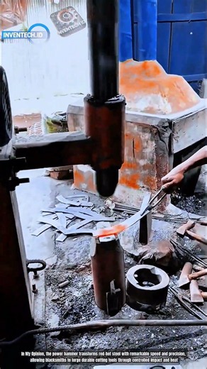 Power Hammer Forging : How Red Hot Steel Becomes Sharp Tools