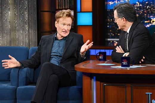 Conan O'Brien says he warned Stephen Colbert not to 'ruffle feathers' on late night