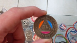 Watch AA Recovery Chip 1-60 Years with Third Step Prayer on Back on Amazon Live