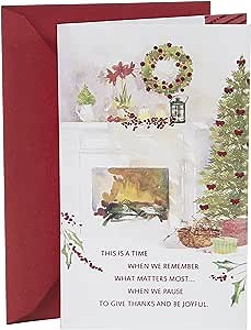 Hallmark Christmas Card (Fireplace)