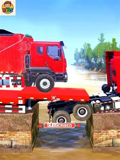 MudRunner Gameplay | Dangerous Mud Road Truck Challenge 🚚🌧️ #mudrunner #mudrunner