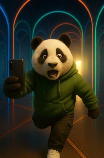 Babloo Panda Mirror Maze Mein Phas Gaya! 😱😂 | 100 Reflections Shock! #babloopanda #funny #comedy