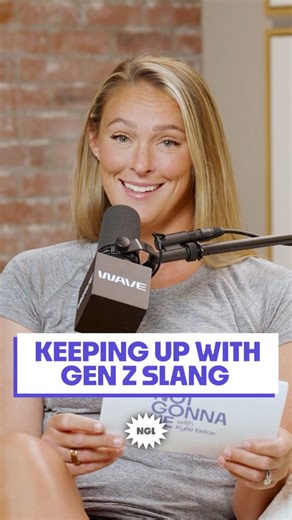 869K views · 11K reactions | As a high school field hockey coach, Kylie figured it could be helpful to prep for the season with a little Gen Z and Gen Alpha slang refresh. | Not Gonna Lie with Kylie Kelce | Facebook