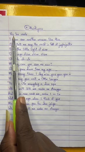 Stronger by @youngjonn #lyricsvideo #fyp #penlyrics #viralvideo #viral
