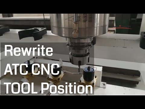 How to Us Syntec 6MD to Rewrite Linear Type ATC cnc Router Tool Postion