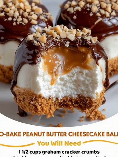 482K views · 4K reactions | No-Bake Peanut Butter Cheesecake Balls Recipe in First (c.o.m.m.e.n.t ). | Old Tasty Recipes | Facebook
