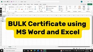 317K views · 3.1K reactions | BULK CERTIFICATES using MS WORD and EXCEL ❤ #SirDhe | Sir Dhe | Facebook