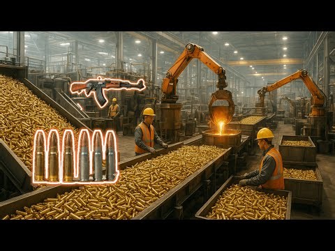 Recycling Process of Millions Bullets Casing | How Bullets Recycle with Basic Tools Inside Factory