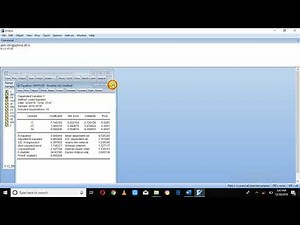 Chi square test , EVIEWS lecture 7 eviews