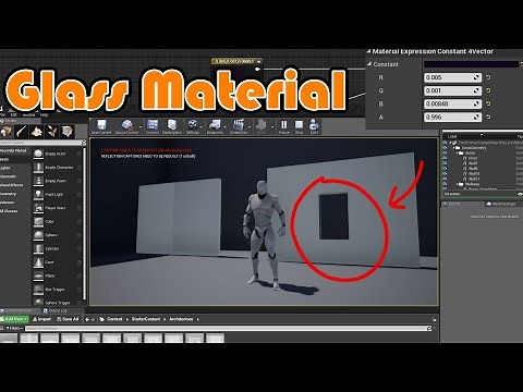 How To Create A Glass Material - Unreal Engine 4 Tutorial