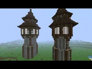 Minecraft Tutorial | Mittelalterliche Stadt - Turm [German] Part 2